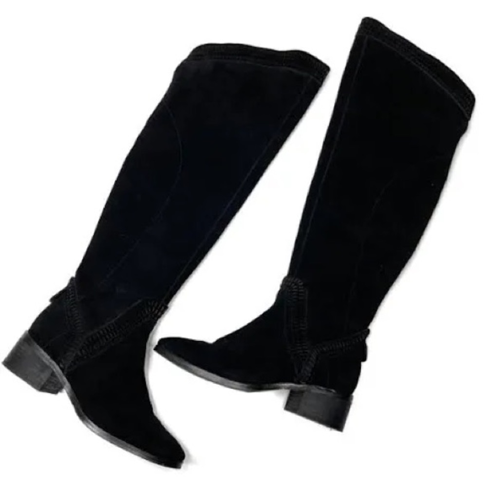 Vince Camuto Karinda Over-the-Knee Boot in Black Suede, size 8